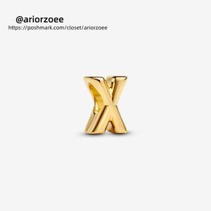 Pandora Letter X Alphabet Charm